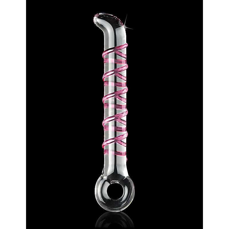 Icicles No. 04 10 Functions Glass G Spot Wand - Glass Sex Toys