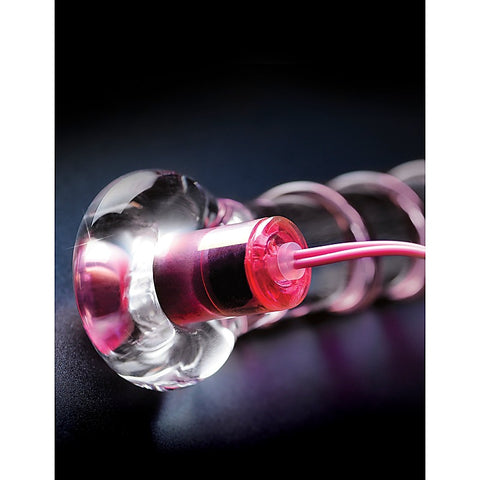 Icicles No. 04 10 Functions Glass G Spot Wand - Glass Sex Toys
