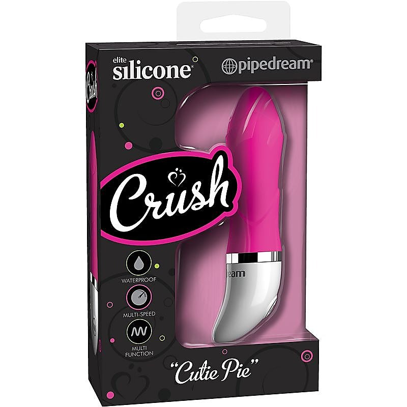 Pipedream Crush Cutie Pie Silicone G Spot Vibrator Compact Powerful Design - Waterproof Vibrators
