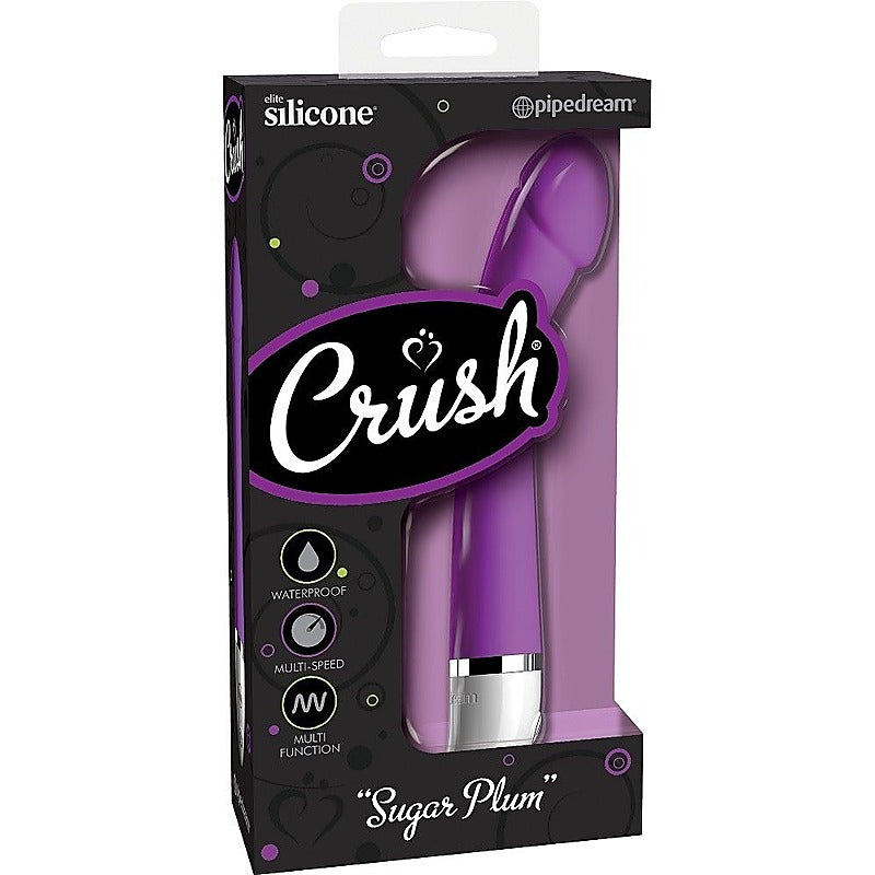 Pipedream Products Crush Sugar Plum Waterproof Silicone Vibrator - Waterproof Vibrators