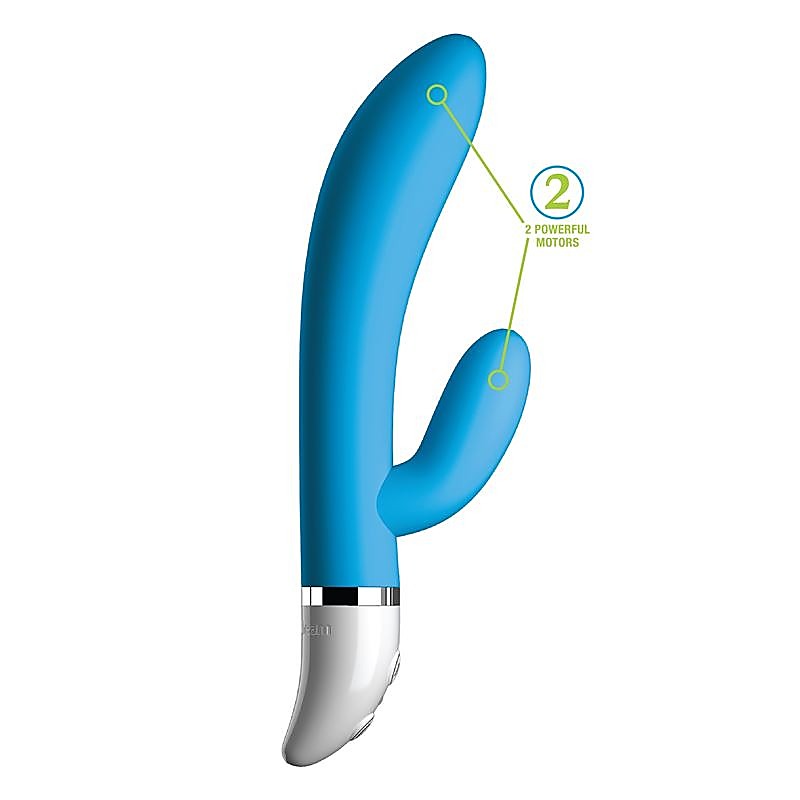 Pipedream Products Crush Cuddle Bear Mini Rabbit Vibrator Dual Motor - Rabbit Vibrators