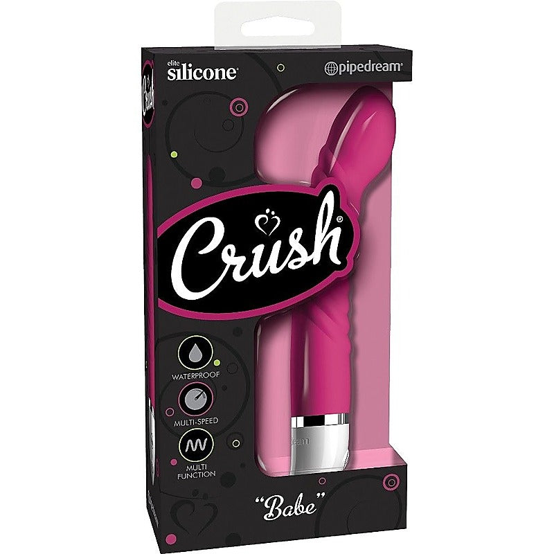 Pipedream Products Crush Babe Silicone G Spot Vibrator Curved - G-Spot Vibrators