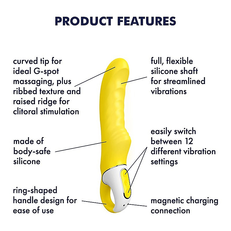 Yummy Sunshine 12 Functions Curved G Spot Massager - G-Spot Vibrators