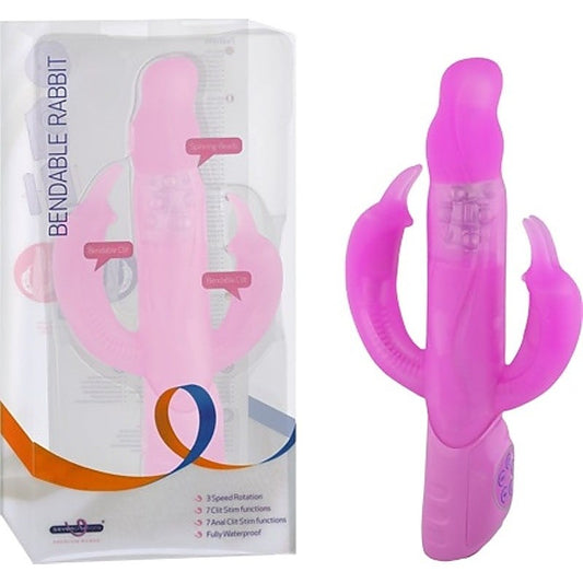 Bendable Rabbit Triple Vibrator by Seven Creations - Rabbit Vibrators
