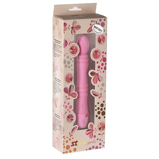 Girlie Britney Rosa Waterproof Vibrator by SToys - G-Spot Vibrators