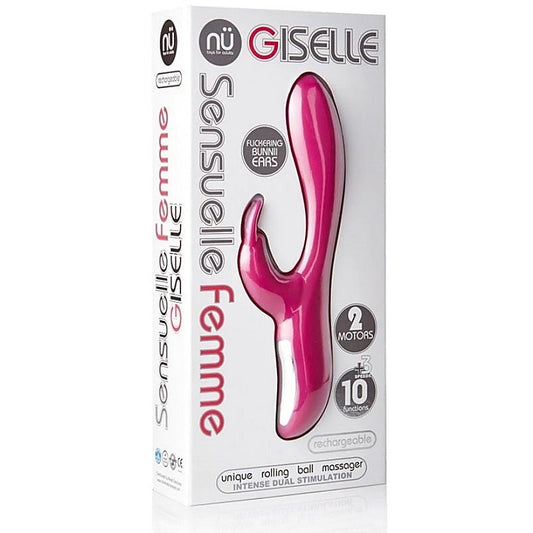 Giselle Magenta Rabbit Vibrator by Nu Sensuelle - Rabbit Vibrators