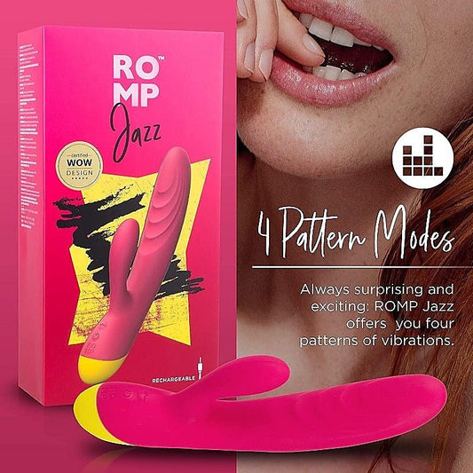 Romp Jazz Rabbit Vibrator by Love Honey - Rabbit Vibrators