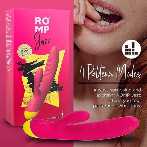 Romp Jazz Rabbit Vibrator by Love Honey - Rabbit Vibrators