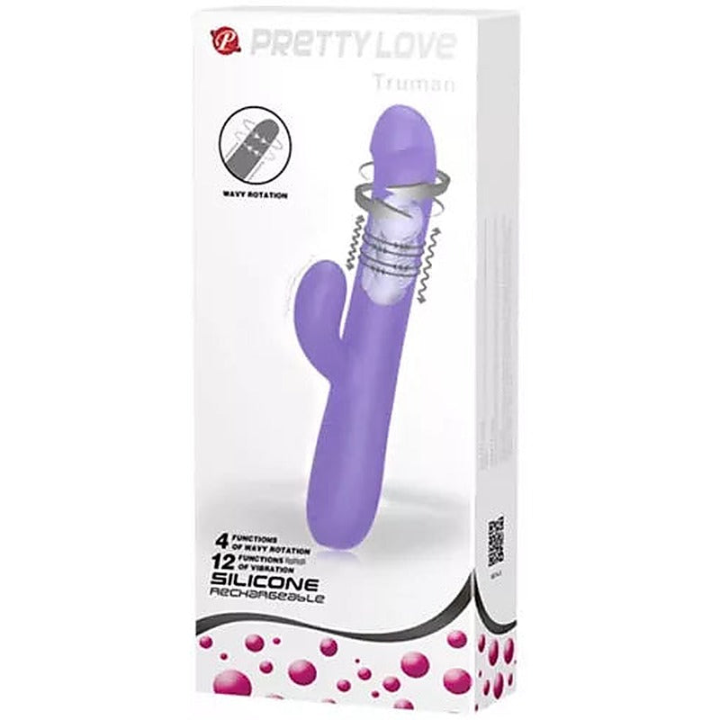Pretty Love Truman Dual Delight Vibrator by Baile - Rabbit Vibrators