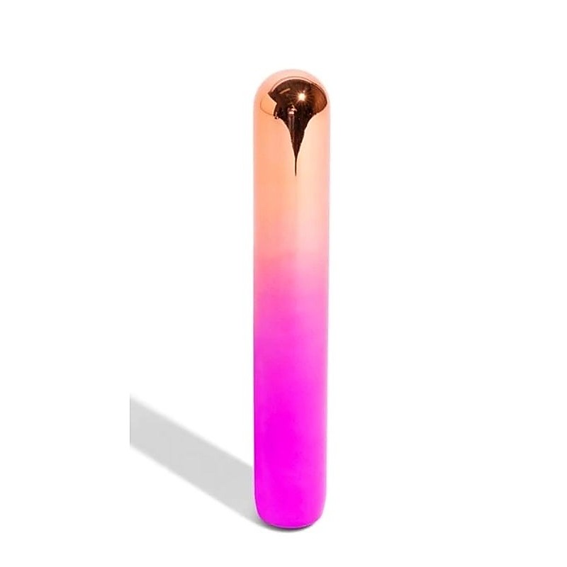 Nu Sensuelle Aluminium Rumba Ombre Dual Motor Warming Vibrator - Bullet Vibrators