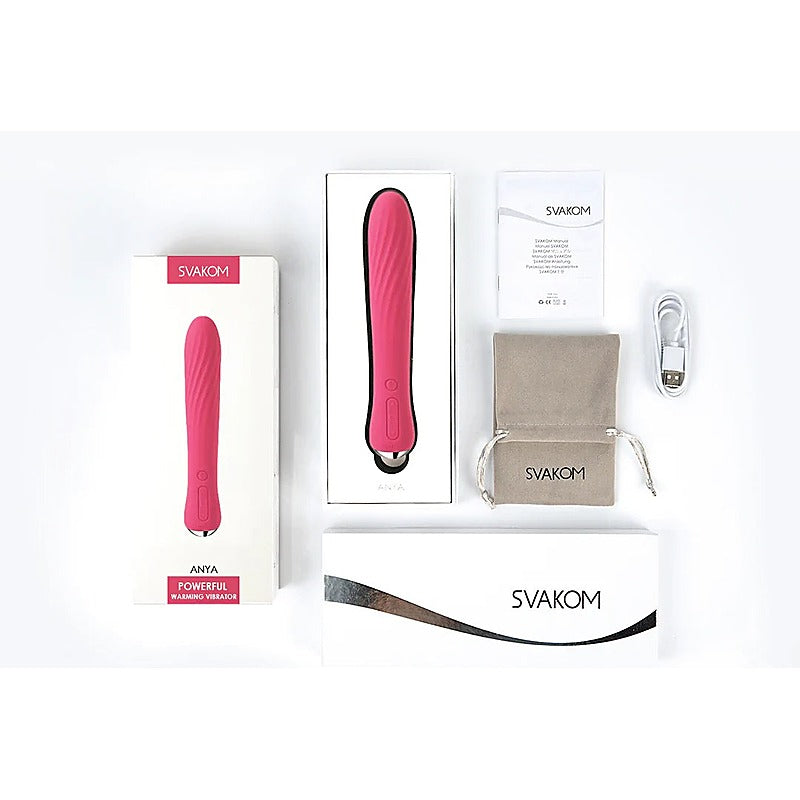 Anya Flexible Warming G Spot Vibrator by Svakom - G-Spot Vibrators
