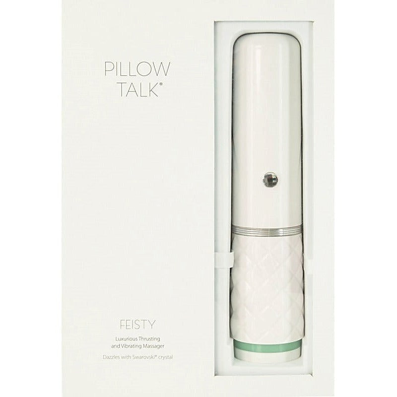 BMS Factory Pillow Talk Feisty G Spot Thrusting Vibrator - G-Spot Vibrators