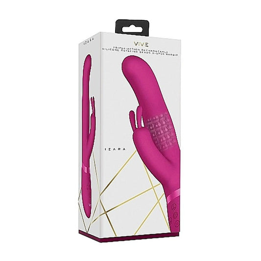 Vive Izara Rotating Beads Rabbit by Shots Toys - Rabbit Vibrators