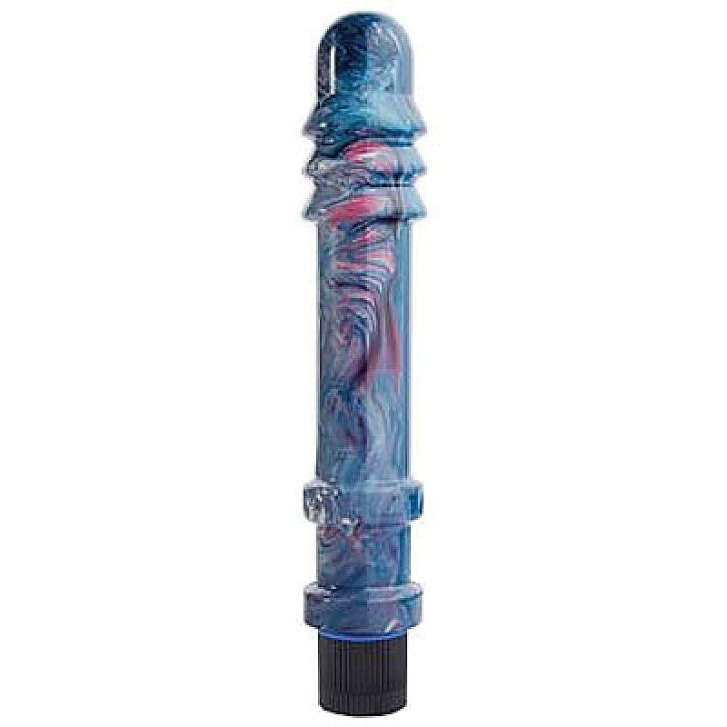 KamaDiva Ribbed 7" Pleasure Wand by BDStyle - Vibrating Dildos