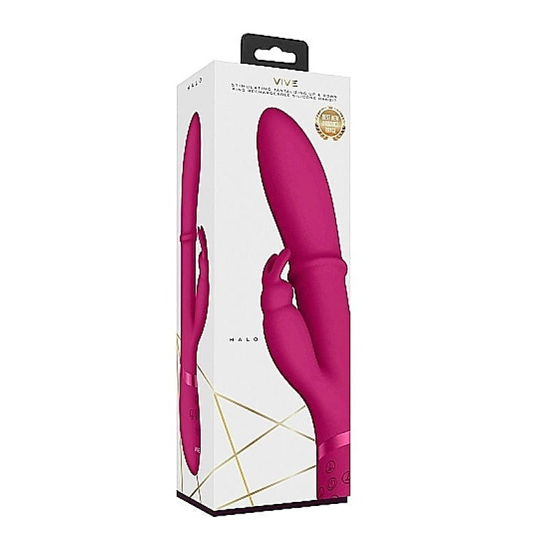 Vive Halo Rabbit Vibrator by Shots Toys - Non-Realistic Dildos