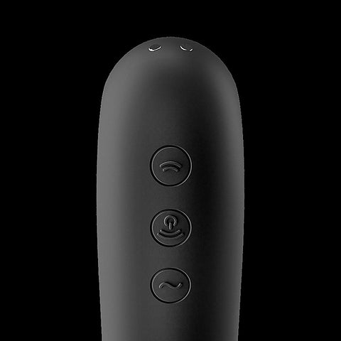 Dual Kiss Double Sided Air Pulse Clitoral Vibrator - Clit Ticklers and Pulsators