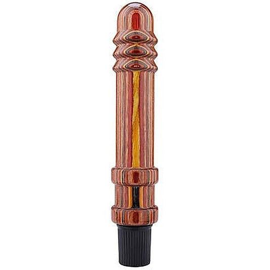 Treeze Multicolour Ribbed 8" Vibrator by BDStyle - Vibrating Dildos