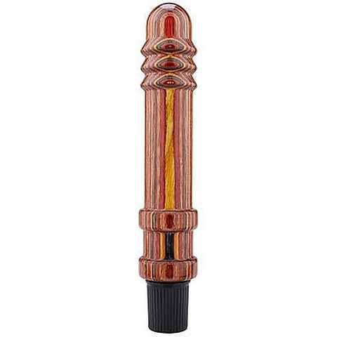 Treeze Multicolour Ribbed 8" Vibrator by BDStyle - Vibrating Dildos