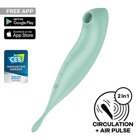 Twirling Pro+ App Controlled G Spot Massager by Satisfyer - Remote Control Vibrators