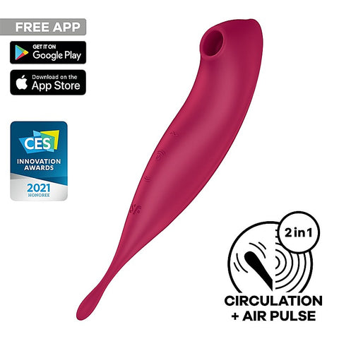 Twirling Pro+ App Controlled G Spot Massager by Satisfyer - Remote Control Vibrators
