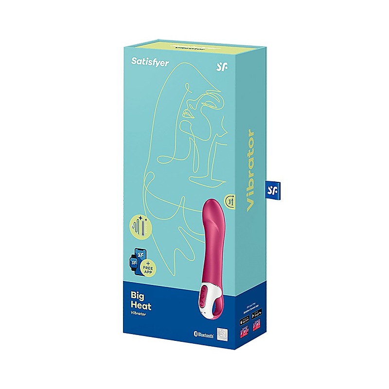Big Heat App Connected Intense G Spot Massager by Satisfyer - G-Spot Vibrators