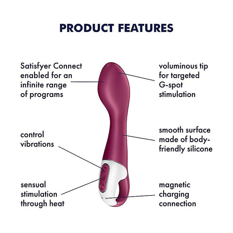 Hot Spot App Controlled G Spot Massager by Satisfyer - G-Spot Vibrators