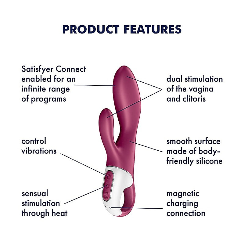 Heated Affair App Connected G Spot Rabbit Vibrator - Rabbit Vibrators