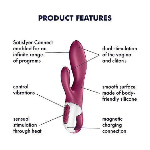 Heated Affair App Connected G Spot Rabbit Vibrator - Rabbit Vibrators