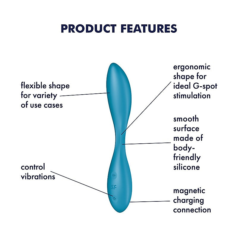 Premium G-Spot Flex 1 Bendable by Satisfyer - G-Spot Vibrators
