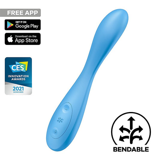 G-Spot Flex 4 USB Rechargeable Vibrator with App Control - Remote Control Vibrators