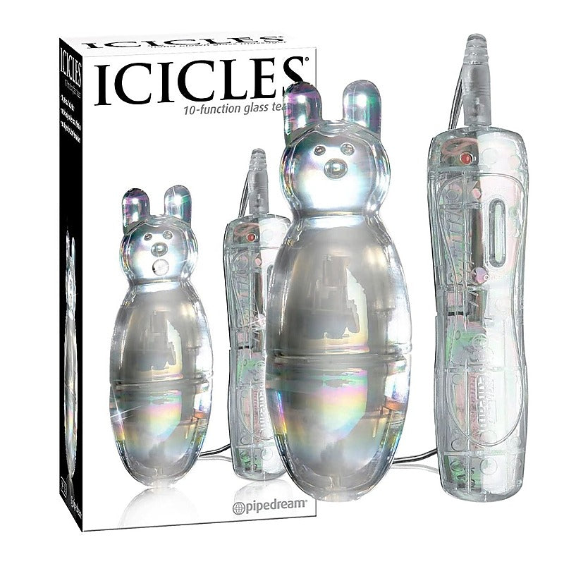 Icicles No. 33 Vibrating Glass Massager - Clit Ticklers and Pulsators