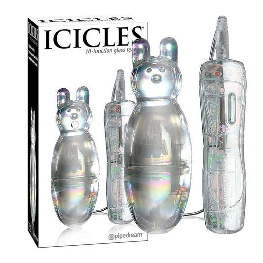 Icicles No. 33 Vibrating Glass Massager - Clit Ticklers and Pulsators