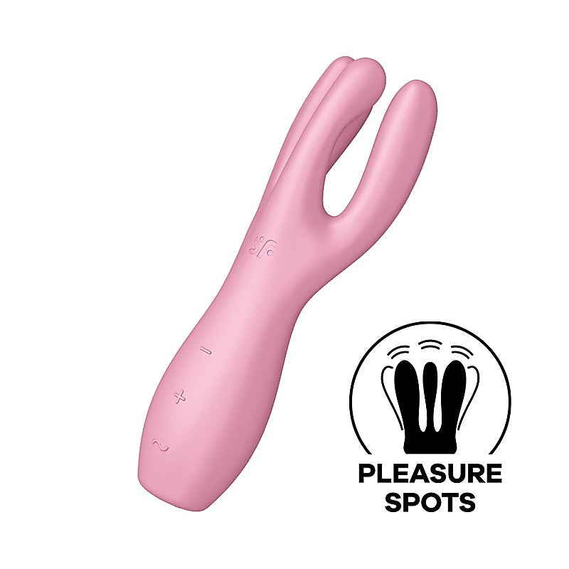Premium Threesome 3 Layon 3 Motors by Satisfyer - Clit Ticklers and Pulsators