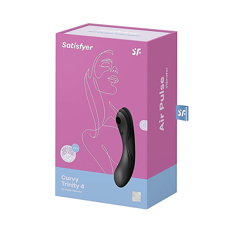 Curvy Trinity 4 Air Pulse Vibrating G Spot Massager - G-Spot Vibrators