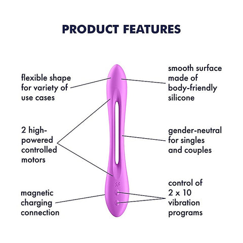 Elastic Joy Silicone G Spot Massager by Satisfyer - G-Spot Vibrators