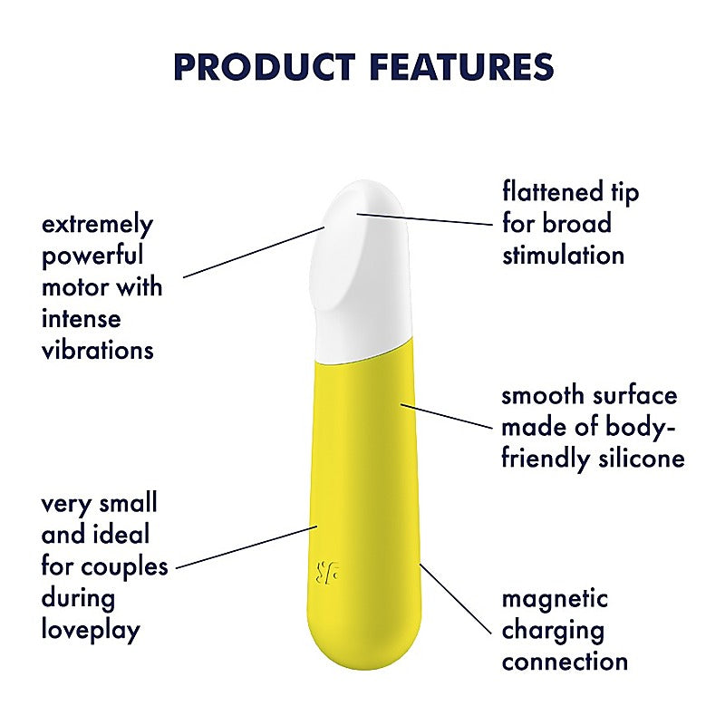 Ultra Power 12 Functions Bullet Vibrator by Satisfyer - Bullet Vibrators