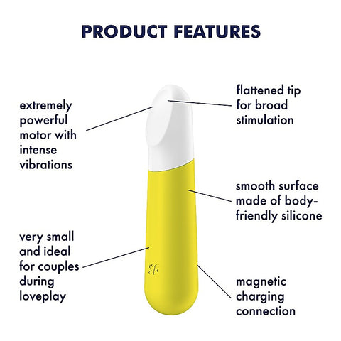 Ultra Power 12 Functions Bullet Vibrator by Satisfyer - Bullet Vibrators