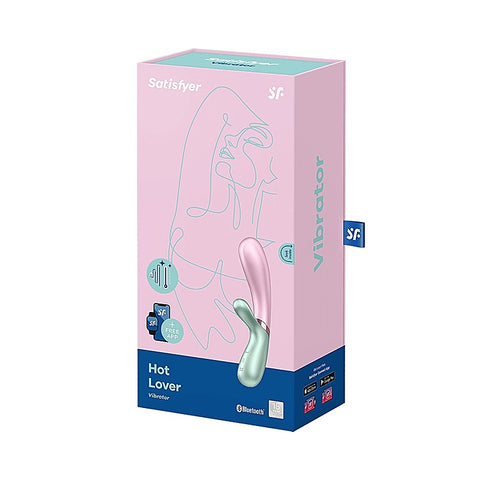 Hot Lover Rabbit Clitoral and G Spot Massager by Satisfyer - Finger and Tongue Vibrators