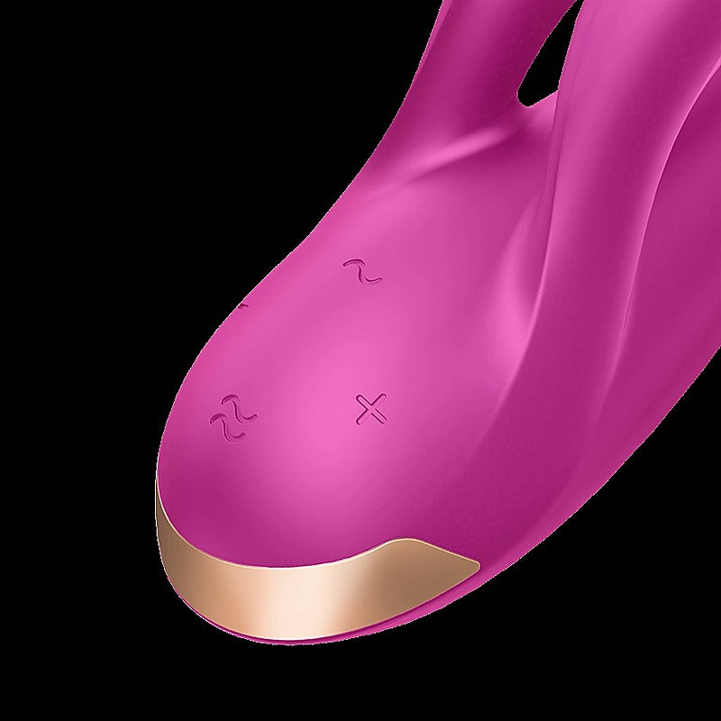 Double Flex App Controlled Rabbit Vibrator by Satisfyer - Clit Ticklers and Pulsators