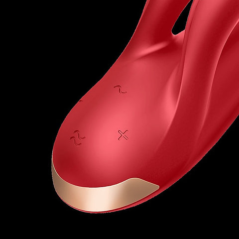 Double Flex App Controlled Rabbit Vibrator by Satisfyer - Clit Ticklers and Pulsators