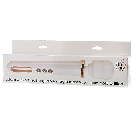 Rechargeable Magic Massager Rose Gold by Adam & Eve - Personal Massagers