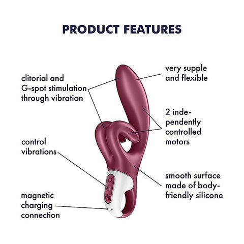 Touch Me 12 Functions Flexible Rabbit by Satisfyer - Rabbit Vibrators