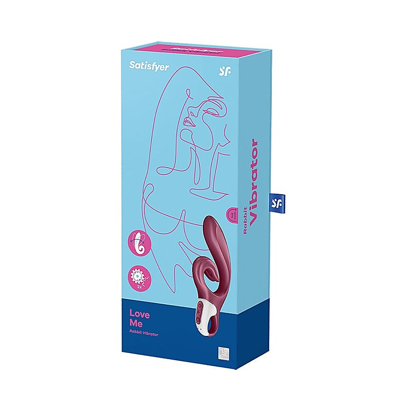 Love Me 24 Functions Silicone Rabbit Vibrator by Satisfyer - Rabbit Vibrators