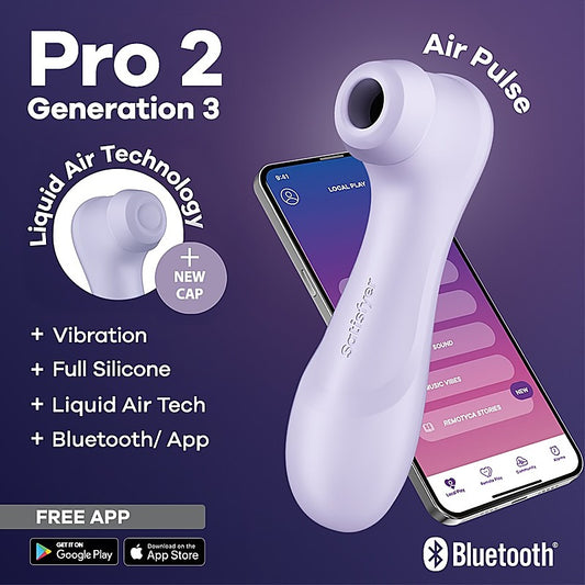 Pro 2 Gen 3 App Control Clitoral Stimulator Clit Vibrator - Clit Ticklers and Pulsators