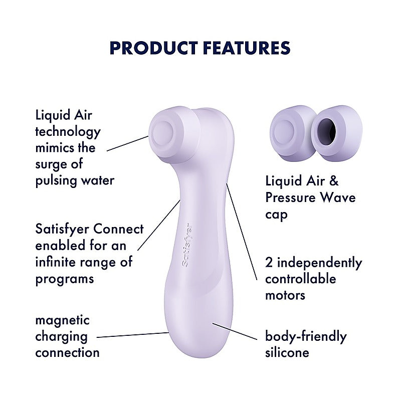 Pro 2 Generation 3 Clitoral Massager by Satisfyer - Clit Ticklers and Pulsators