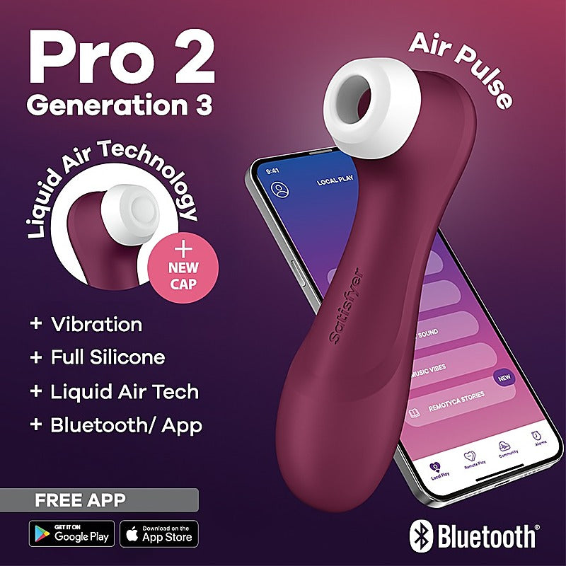 Pro 2 Generation 3 Clitoral Massager by Satisfyer - Clit Ticklers and Pulsators