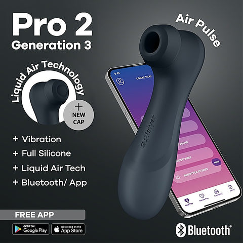 Pro 2 Generation 3 Clitoral Massager by Satisfyer - Clit Ticklers and Pulsators