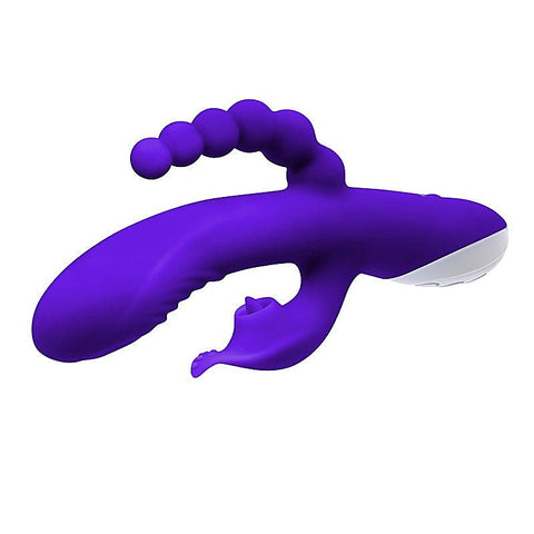 Lick Me Triple Stim Vibrator by Evolved - Rabbit Vibrators