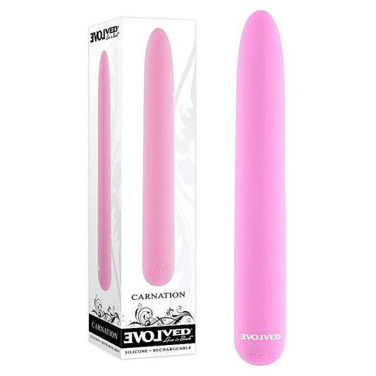Carnation Slimline Vibe by Evolved - Bullet Vibrators