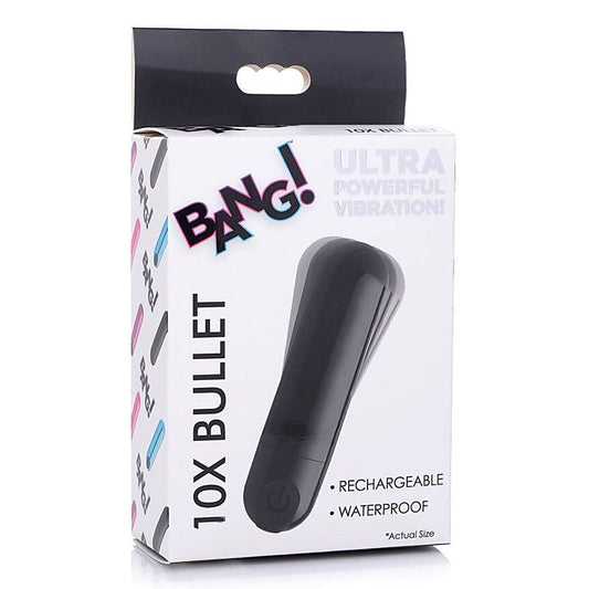 Bang 10X Metallic Bullet Vibrator by XR Brands - Bullet Vibrators